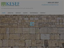 Tablet Screenshot of kesefaccountingservice.com